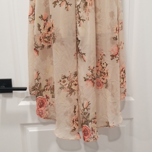 High-low Floral Print Dress - Picture 5 of 6